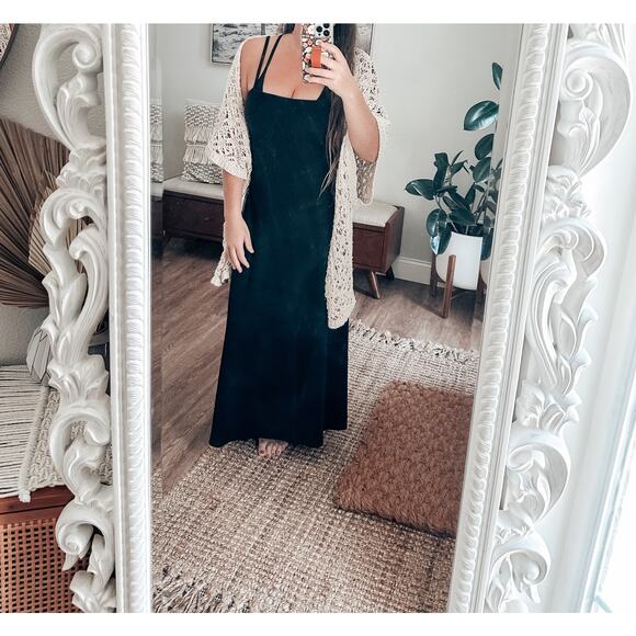 Y2K Victoria’s Secret curve hugging stretch ribbed bra top maxi dress - Picture 6 of 6